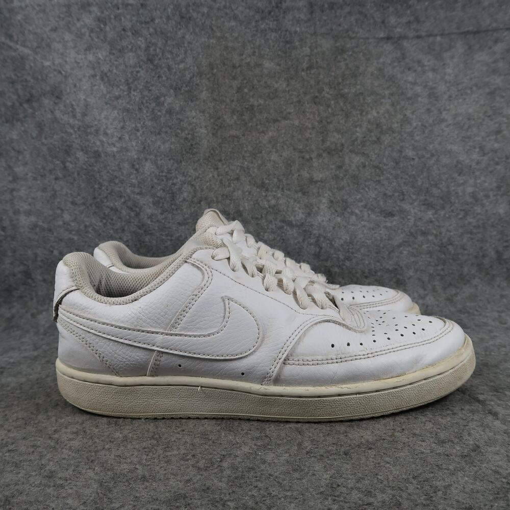Nike Shoes Women 7 Casual Sneaker Court Vision Low Lace Up White Trainer Classic